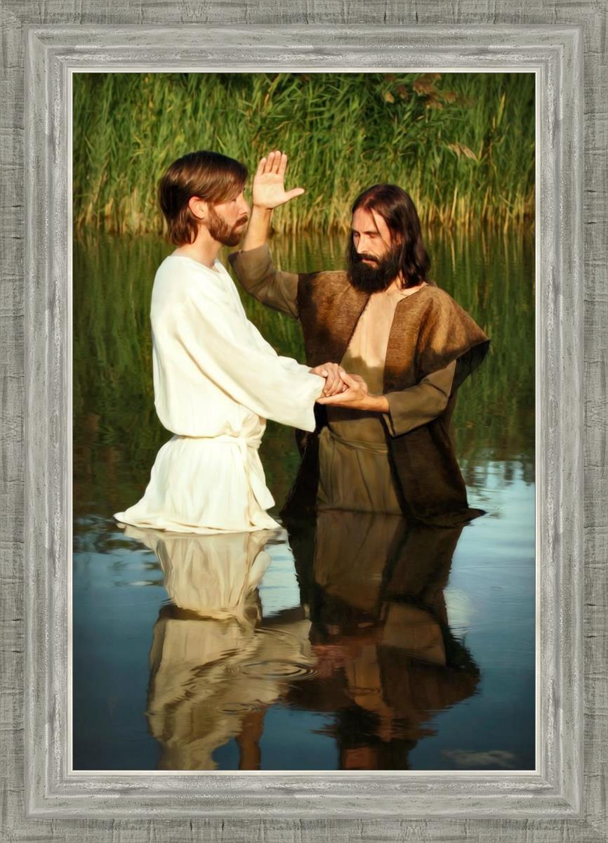Behold The Lamb Of God - Religious Wall Art Decor for Home & Church - Perfect for Christian Faith Inspiration & Spiritual Decorations