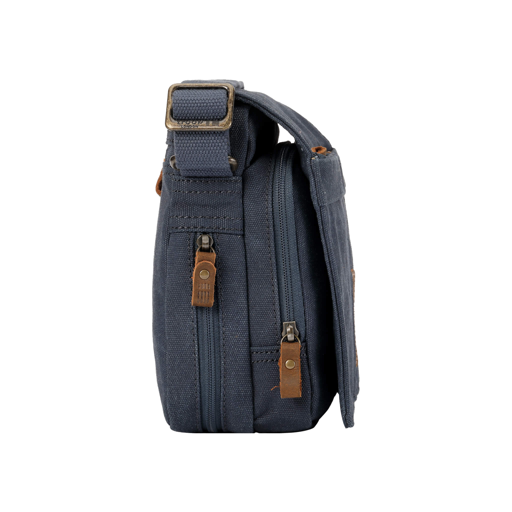 Troop London Classic Canvas Crossbody Bag for Men & Women - Stylish & Durable Messenger Bag for Travel, Work & Everyday Use