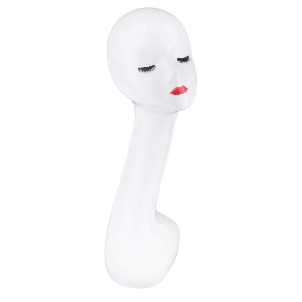 Stylish Female Mannequin Head for Display - Perfect for Eyeglasses, Wigs, Hats, Scarves & Jewelry - Ideal for Retail Stores, Boutiques & Salon Displays