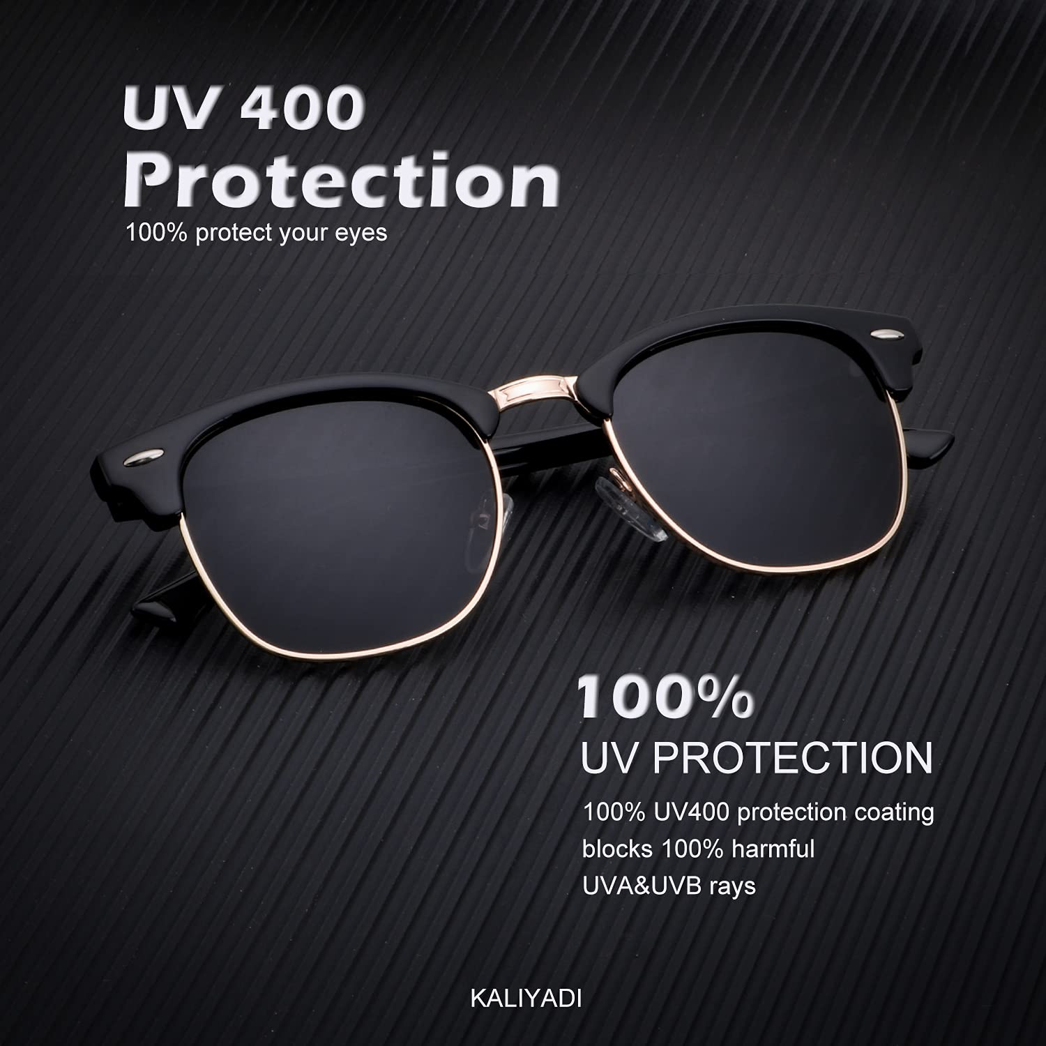 Polarized Sunglasses for Men & Women - UV Protection Unisex Driving Shades - Perfect for Outdoor Sports, Beach, and Road Trips