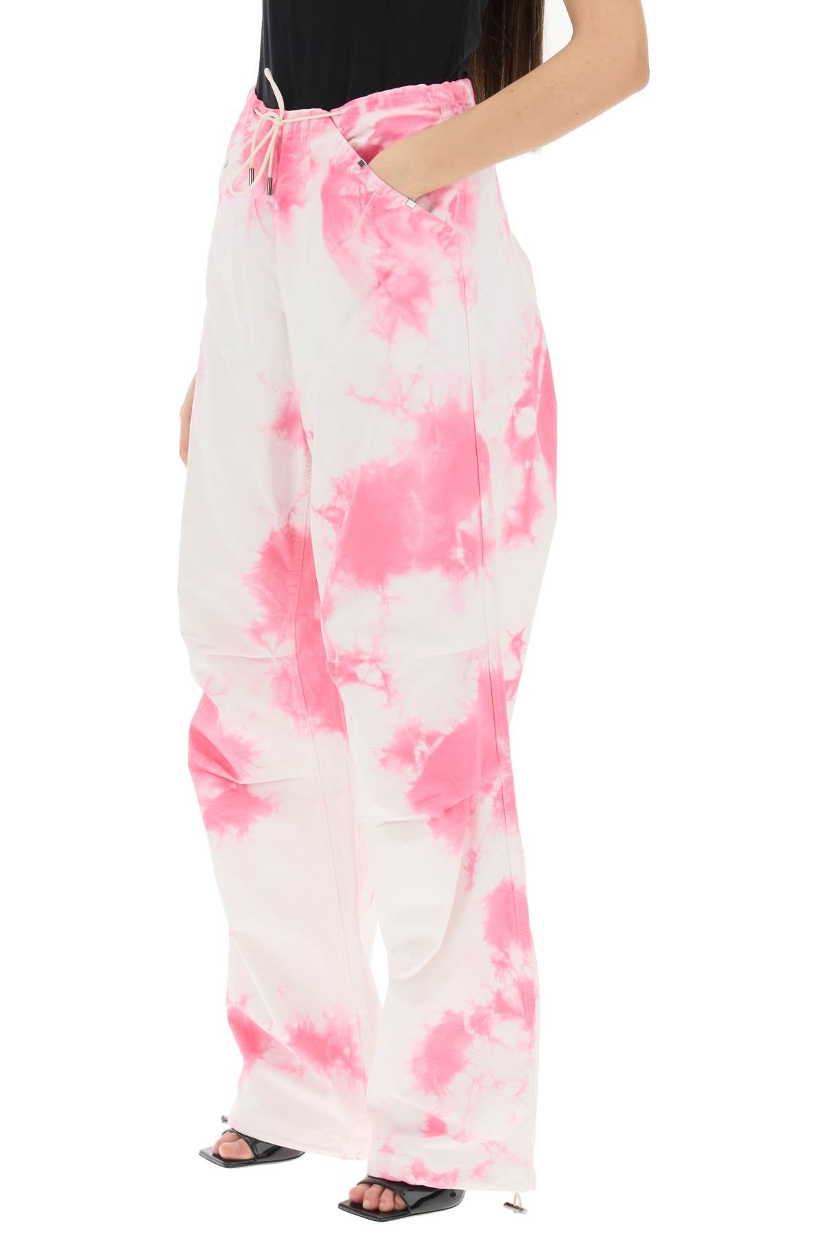 Darkpark Tie Dye Cotton Baggy Pants for Women - Boho Hippie Loose Fit Joggers for Yoga, Beach, and Festival Outfits