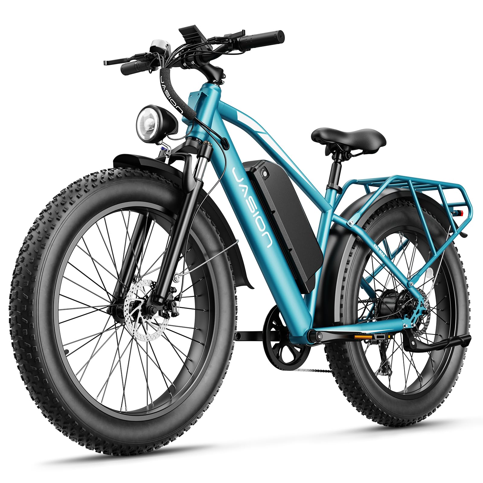 **Jasion EB5 MAX 1500W Electric Bike for Adults - 48V 15Ah (720Wh) Battery, 26