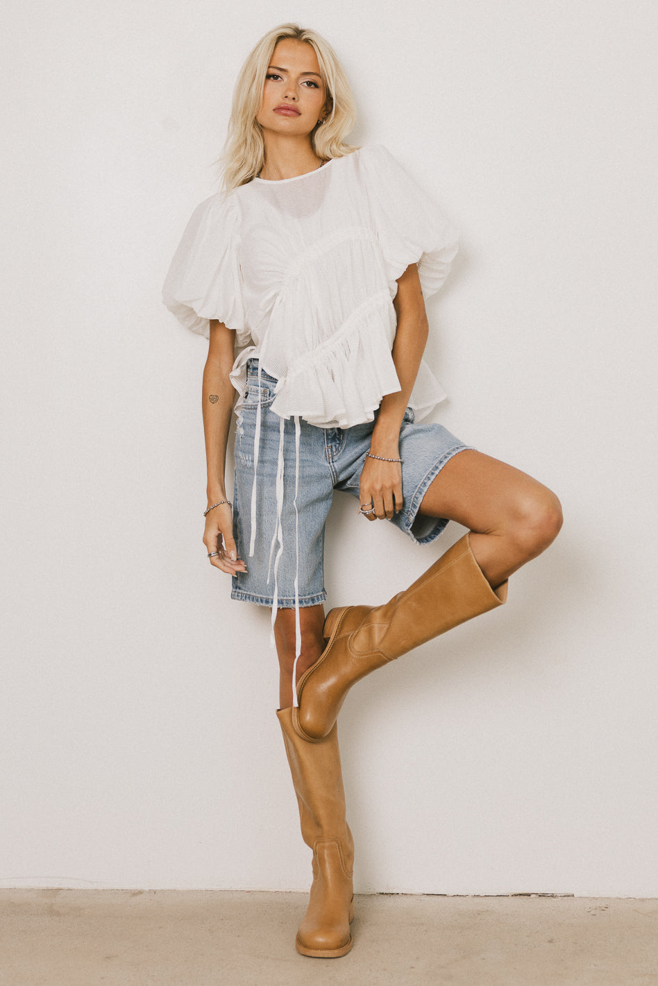 Aspen Sheer Blouse Women's Lightweight Flowy Tops - Perfect for Casual Wear, Office Outfits & Summer Fashion
