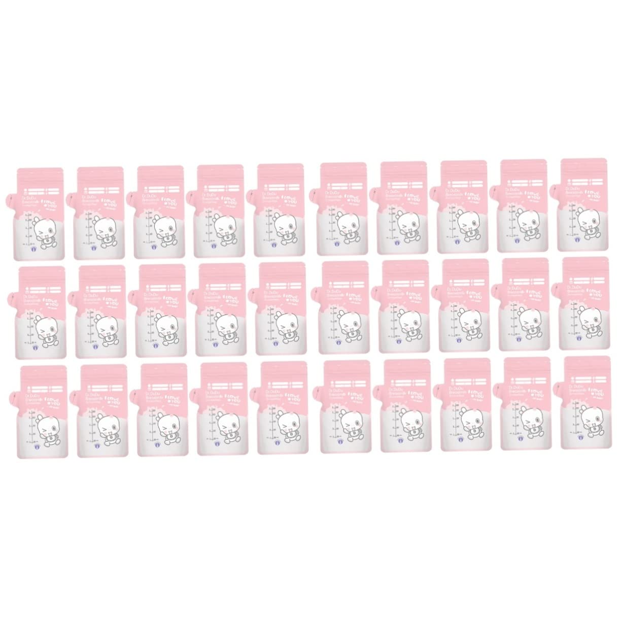 TOYANDONA 60 Pcs Breast Milk Storage Bags - Reusable Freezer Safe BPA-Free Breastmilk Bags for Nursing Moms - Perfect for Pumping, Storing & Freezing Breast Milk - Ideal for Working Mothers & Travel Use