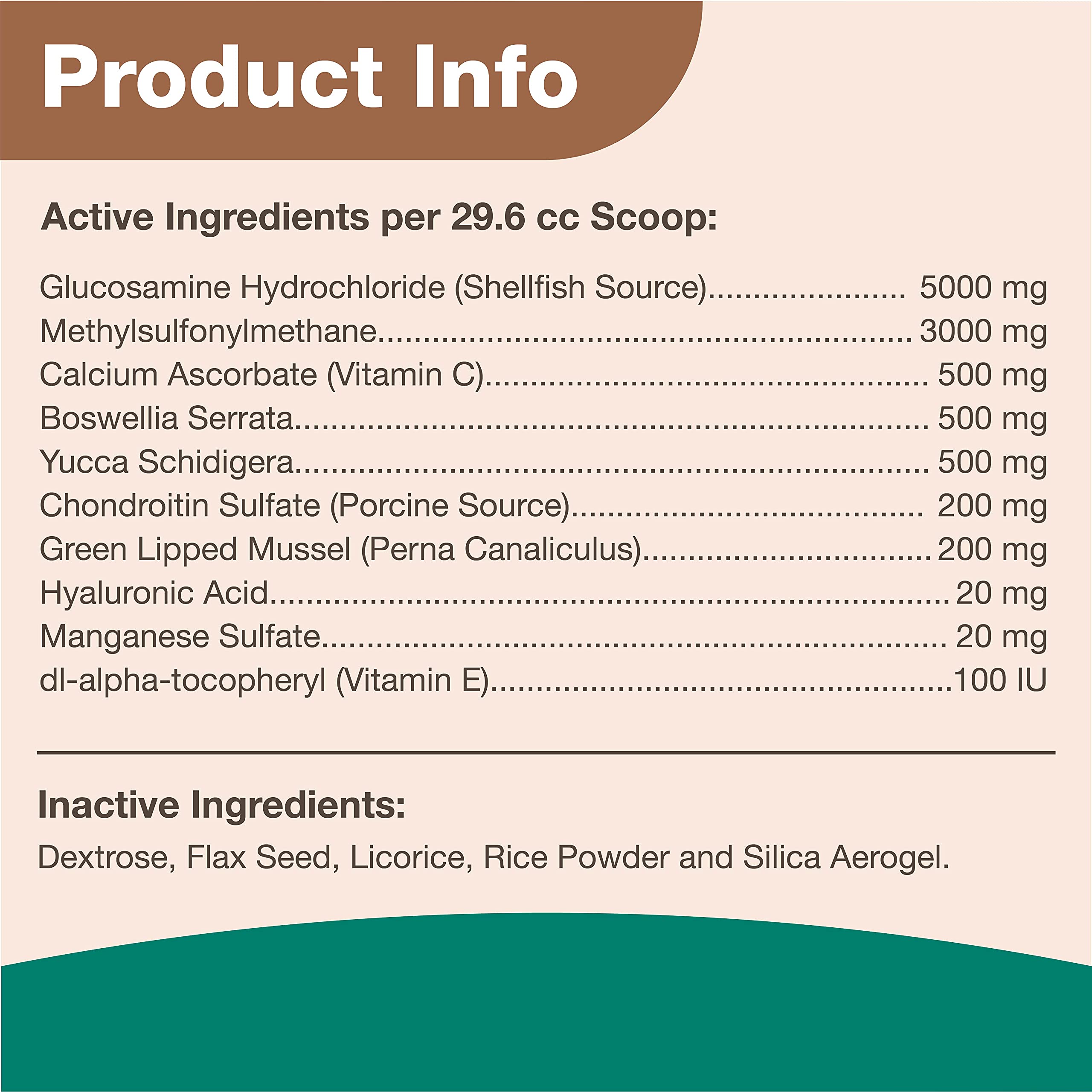 NaturVet ArthriSoothe Gold Advanced Joint Supplement Powder for Horses - Supports Healthy Joint Function with Glucosamine, MSM, Chondroitin & Hyaluronic Acid - 120 Day Supply - Ideal for Senior Horses & Active Equine Athletes