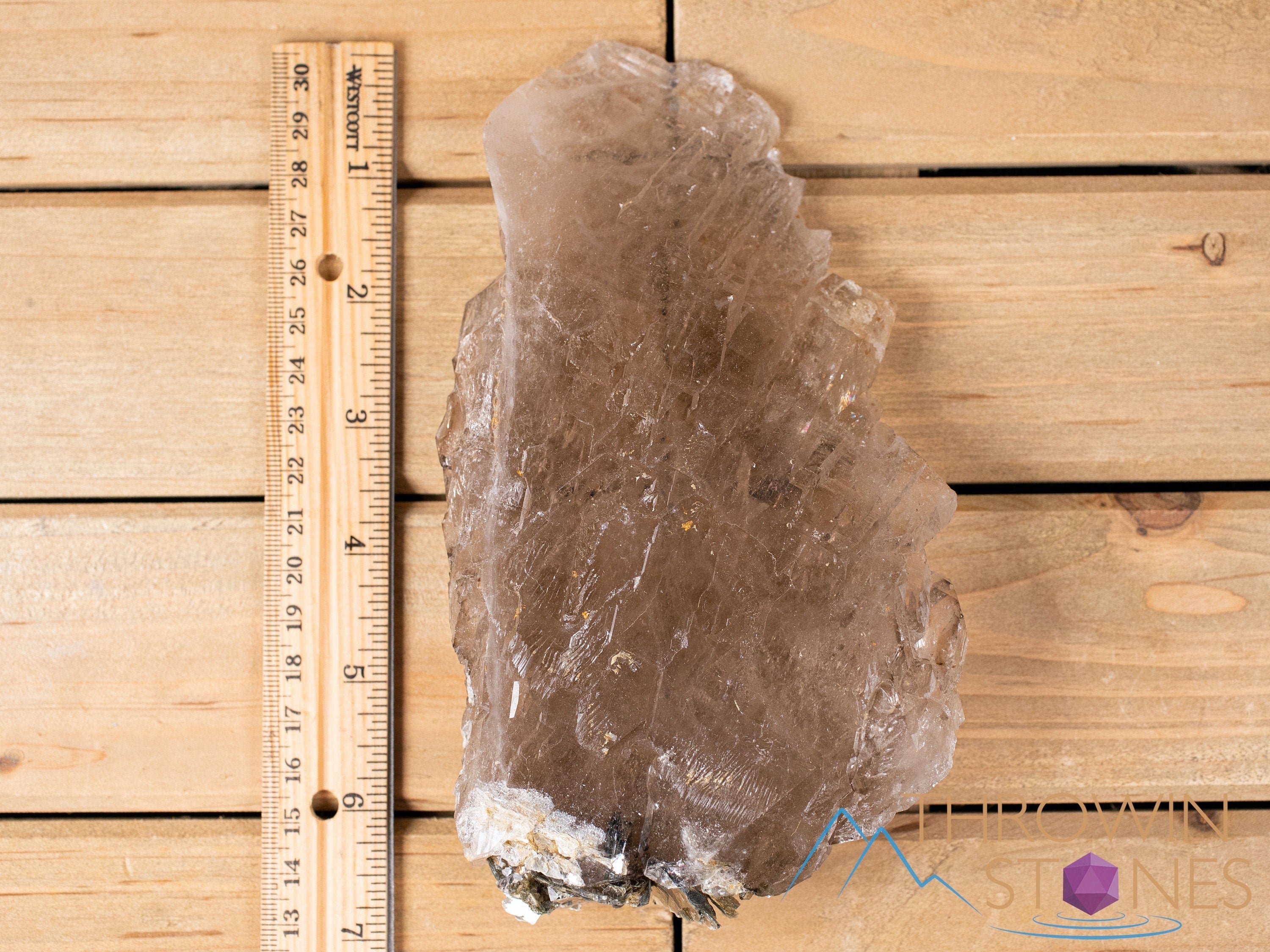 Raw Elestial Quartz Crystal - Large Natural Stones & Minerals for Home Decor, Healing, Meditation & Unique Gifts (40647) | Spiritual Healing Crystals, Feng Shui Decor, Yoga Meditation Accessories