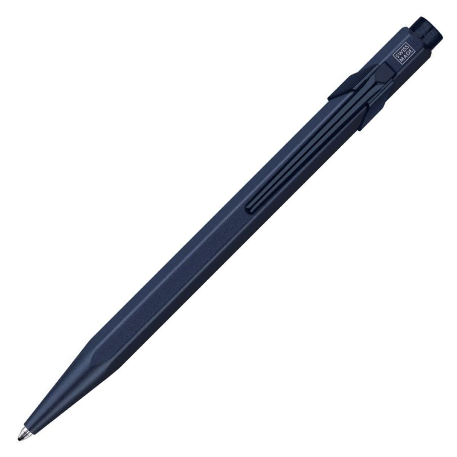 Caran d'Ache 849 Nespresso Ballpoint Pen - Premium Metallic Blue Ink Pen for Writing & Collecting - Perfect for Office, Gifts & Luxury Pen Enthusiasts