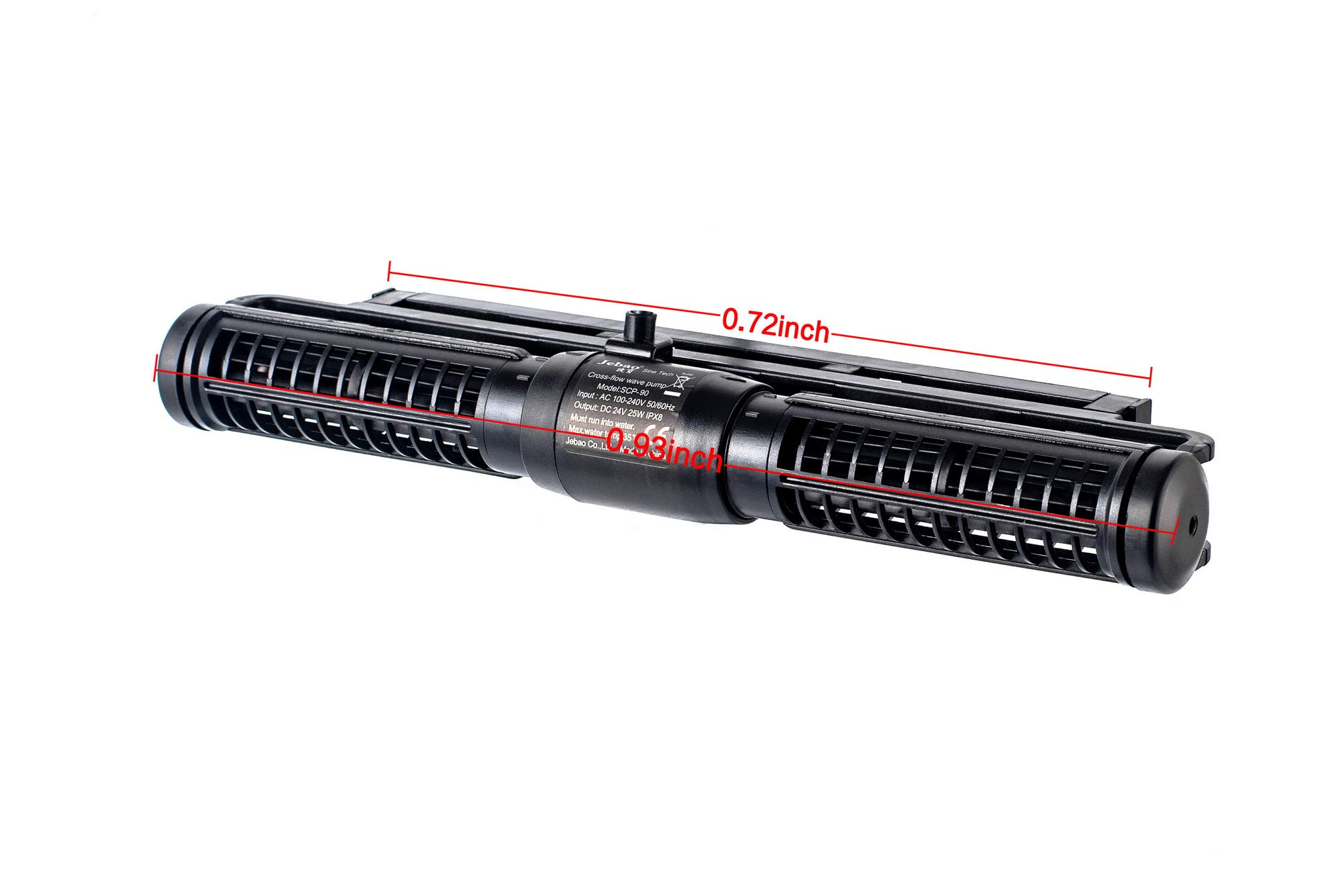 Jebao SCP-90 Sine Cross Flow Pump Wave Maker with Controller - Powerful Aquarium Water Circulation for Reef Tanks, Saltwater & Freshwater Fish Tanks - Perfect for Coral Growth and Marine Life Health