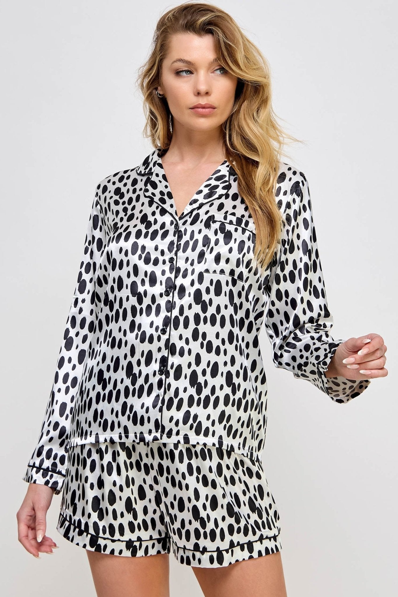 BeWicked Women's Dalmy Pajama Set 2085 - Soft & Comfortable Sleepwear for Women, Perfect for Lounging, Sleepovers, and Relaxing at Home