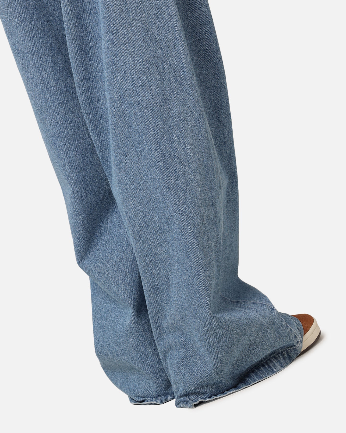 Adidas X KSENIASCHNAIDER Women's Light Denim 3-Stripe Jeans - Stylish Casual Pants for Everyday Wear & Street Fashion