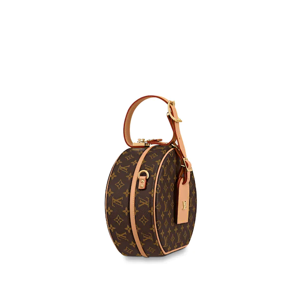 Louis Vuitton Petite Boite Chapeau Monogram Handbag - Luxury Crossbody Bag for Women - Perfect for Date Night, Parties & Travel Accessories