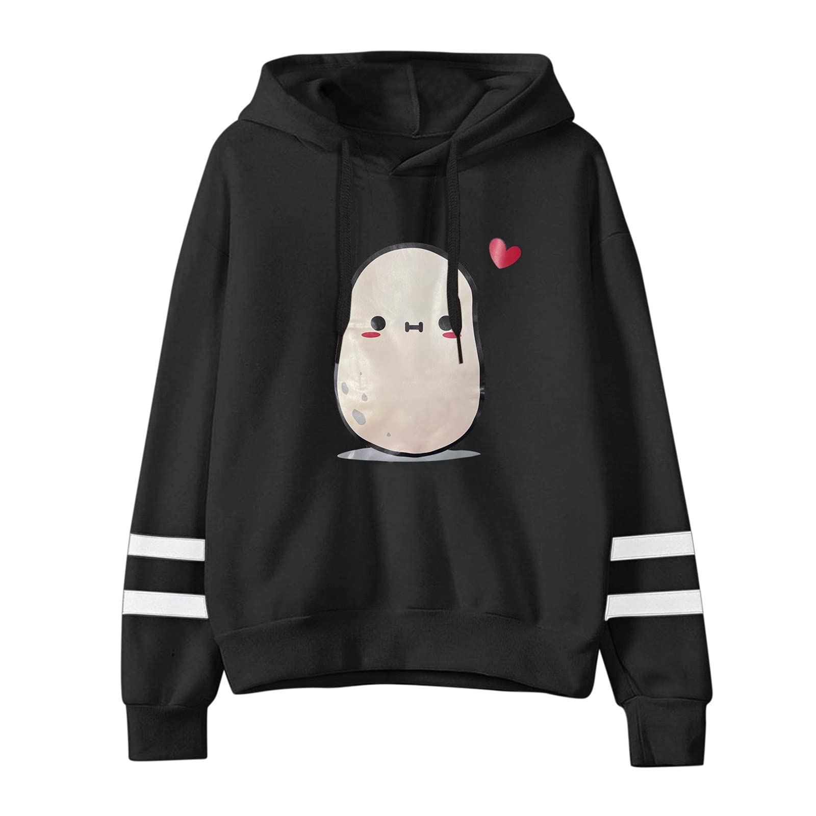 Women's Casual Hooded Pullover Sweatshirt with Pockets - Solid Color Long Sleeve Comfortable Fleece Top for Everyday Wear, Lounge & Outdoor Activities