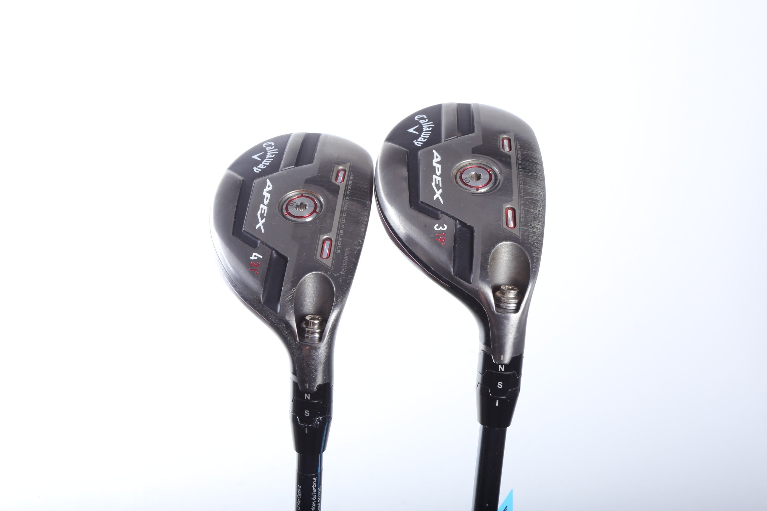 Premium Used Callaway Apex 21 Hybrid Golf Club Set - Right Handed 3H & 4H with Stiff Flex - Perfect for Mid-Handicap Golfers on the Fairway