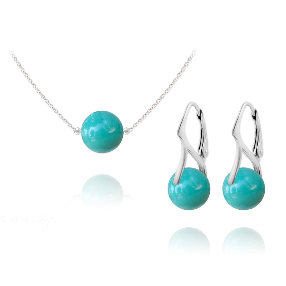 Exquisite Jade Pearl Jewelry Set - Elegant Necklace, Earrings & Bracelet for Women | Perfect for Weddings, Parties & Special Occasions