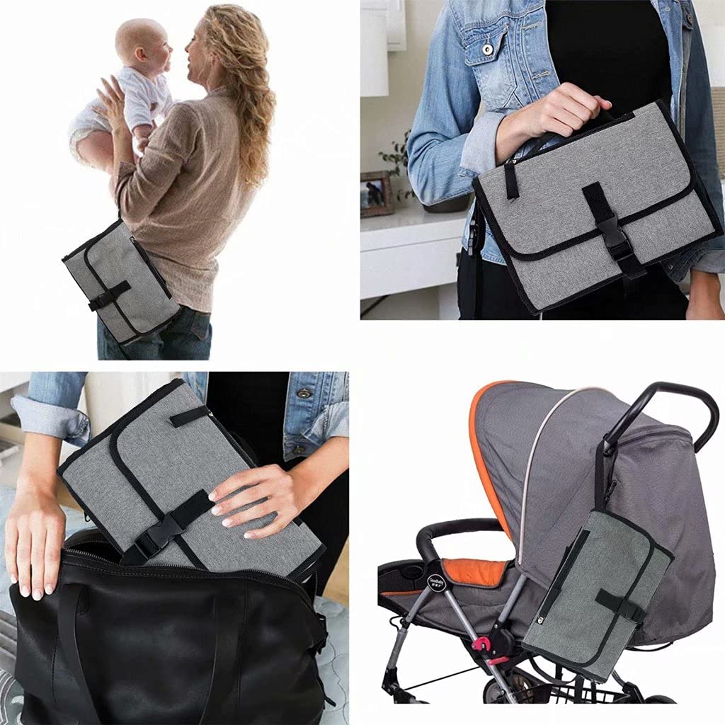 **Waterproof Portable Baby Diaper Changing Pad - Detachable Travel Mat for Newborns & Infants - Ideal for Home, Nursery, Car & On-the-Go Diaper Changes**