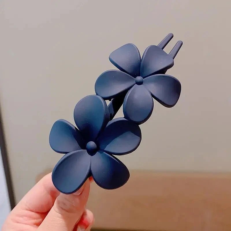 Double Flower Hair Clips - Elegant and Practical Hair Accessories for Women, Girls | Perfect for Weddings, Parties, and Everyday Styling