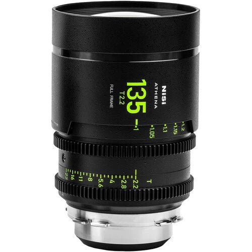 NiSi ATHENA PRIME 135mm T2.2 Full Frame Cine Lens for Mirrorless Cameras - Perfect for Cinematic Filmmaking, Portrait Photography & Low-Light Shooting