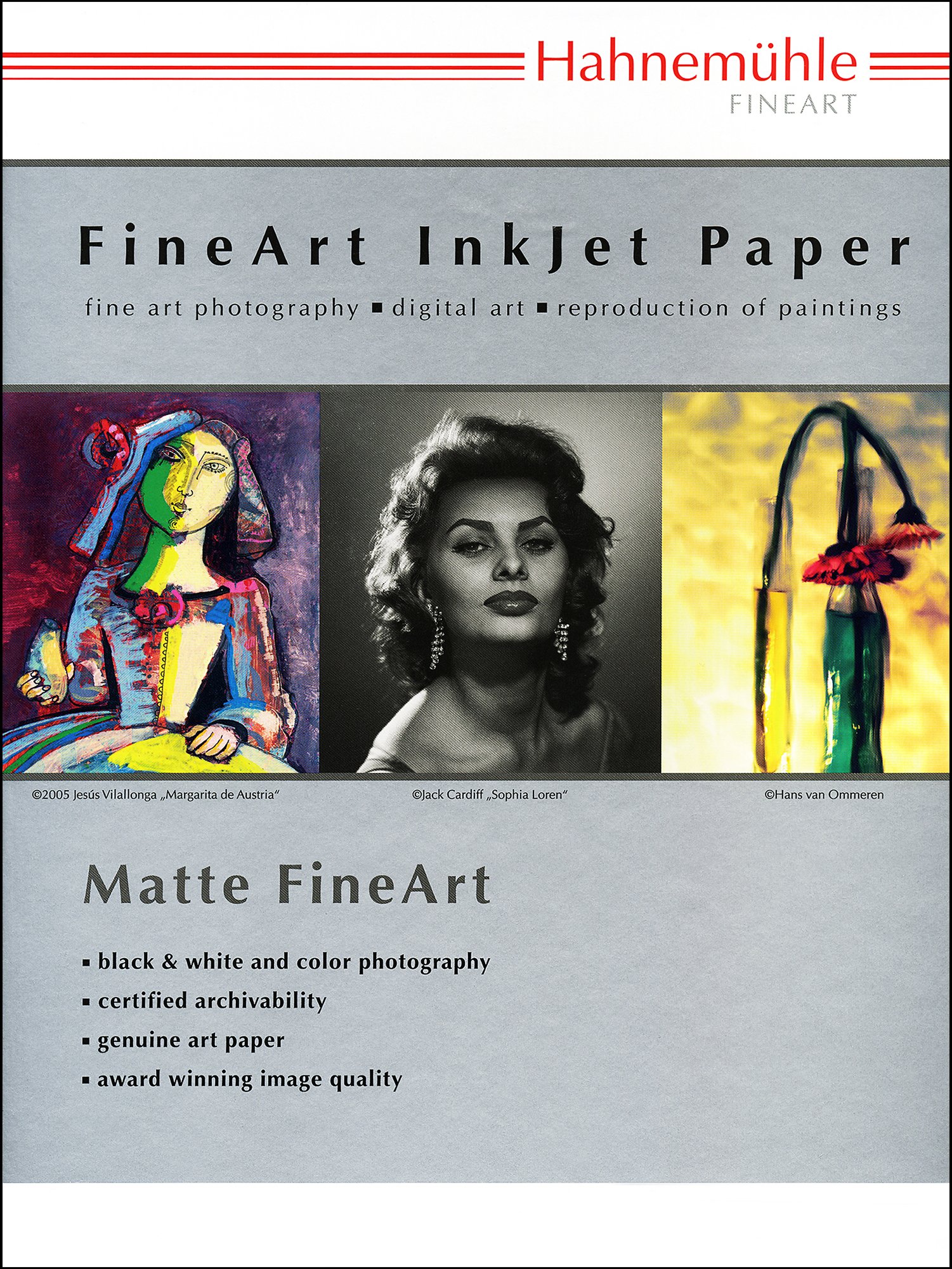 Hahnemuhle Matte German Etching Paper - 100% TCF Pulp, Natural White Inkjet Paper, 310 gsm, 19.6 mil Thick, 13x19 Inches, 25 Sheets - Perfect for Fine Art Printing, Photography & Archival Projects