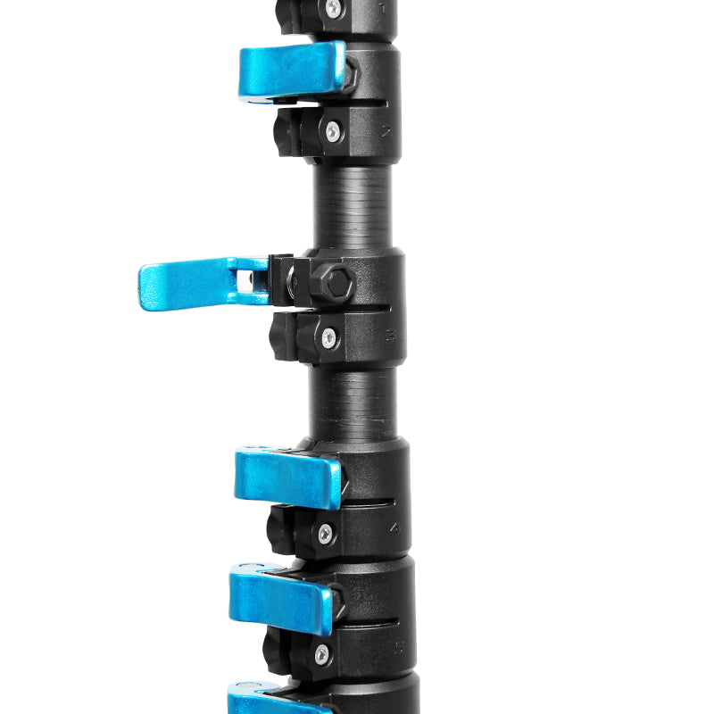 Blue Dragon Mini HK Water Fed Pole - Lightweight Telescopic Window Cleaning Pole for High Reach, Perfect for Home & Commercial Use - Ideal for Cleaning Windows, Gutters, and Solar Panels