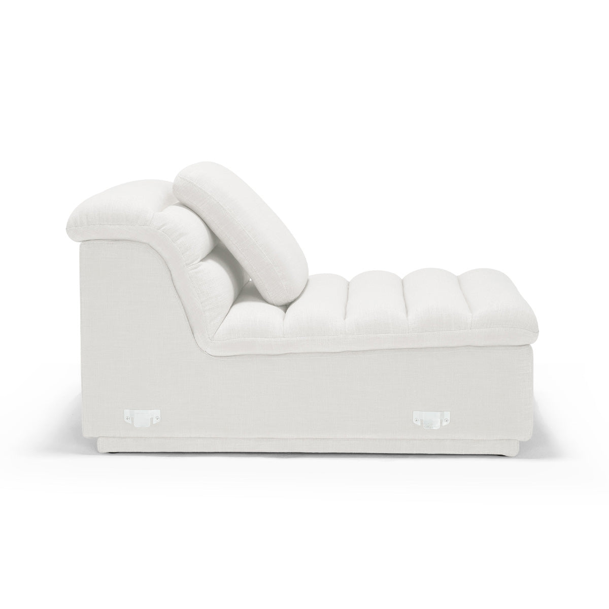 Byron 1.5 Seat Modular Floating Sofa - Armless Contemporary Sectional for Living Room, Lounge & Modern Home Decor