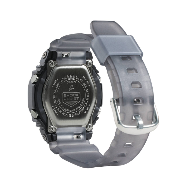 Casio G-Shock GMS2100MF-1A Limited Edition Analog-Digital Watch - Black/Gray | Shock Resistant, Waterproof | Perfect for Outdoor Sports, Hiking & Everyday Wear
