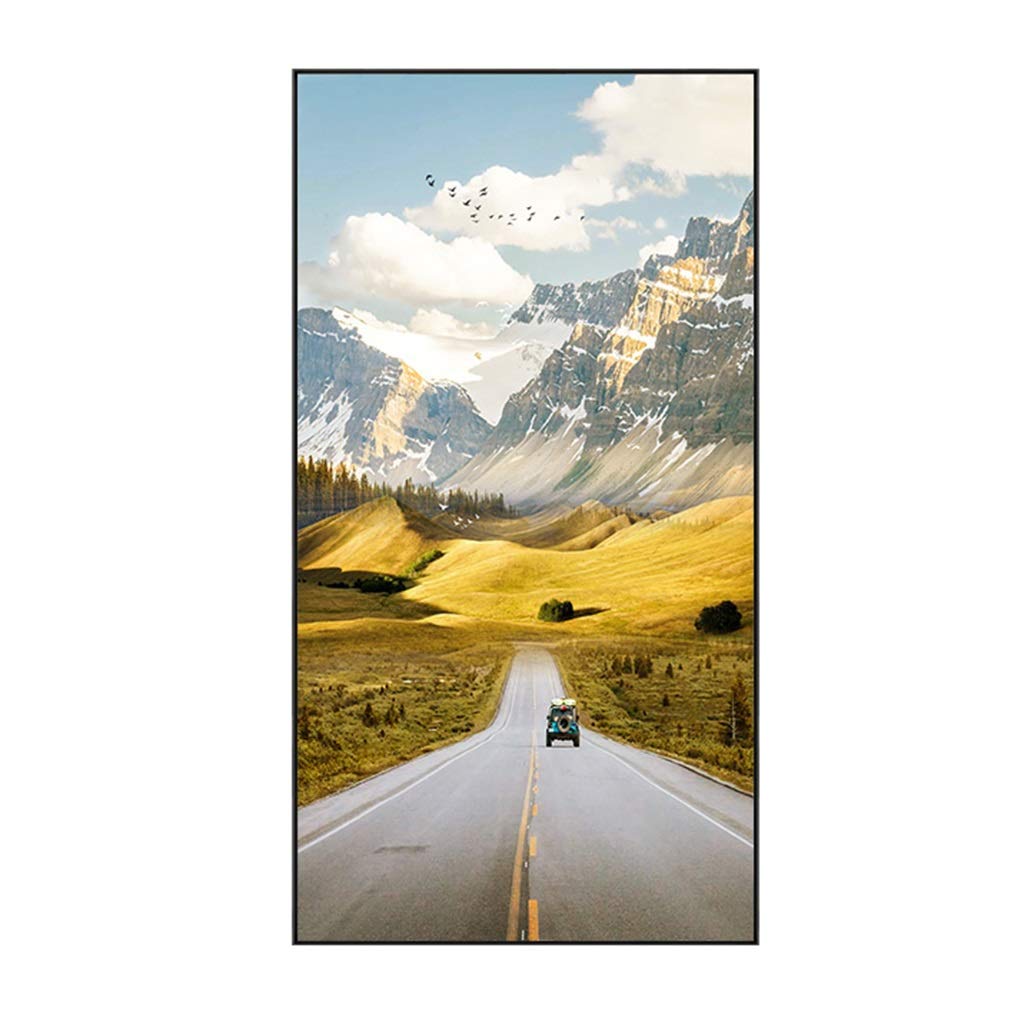 Hand-Painted Landscape Mural Wall Art - Abstract Canvas Painting for Living Room & Porch Decor - Premium Wall Stickers & Hanging Paintings for Home Background Decoration | Perfect for Modern Interior Design, Office Spaces & Bedroom Accent Walls