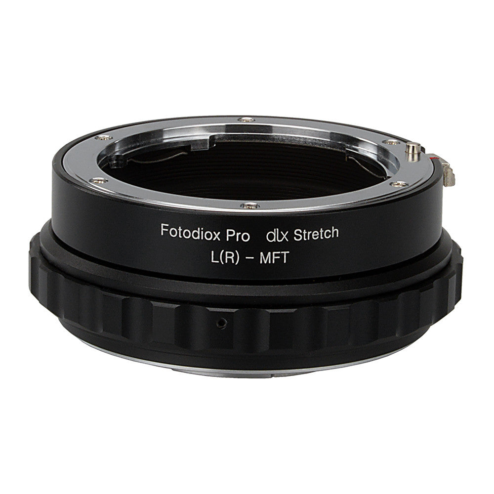 Fotodiox DLX Stretch Lens Adapter - Leica R SLR to Micro Four Thirds (MFT/M4/3) Mount Adapter for Mirrorless Cameras with Macro Helicoid & Magnetic Drop-In Filters - Perfect for Macro Photography & Vintage Lens Conversion