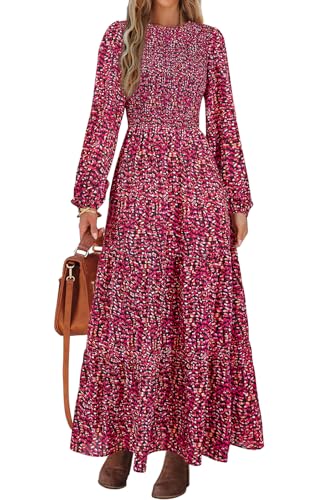 Floral Black Red