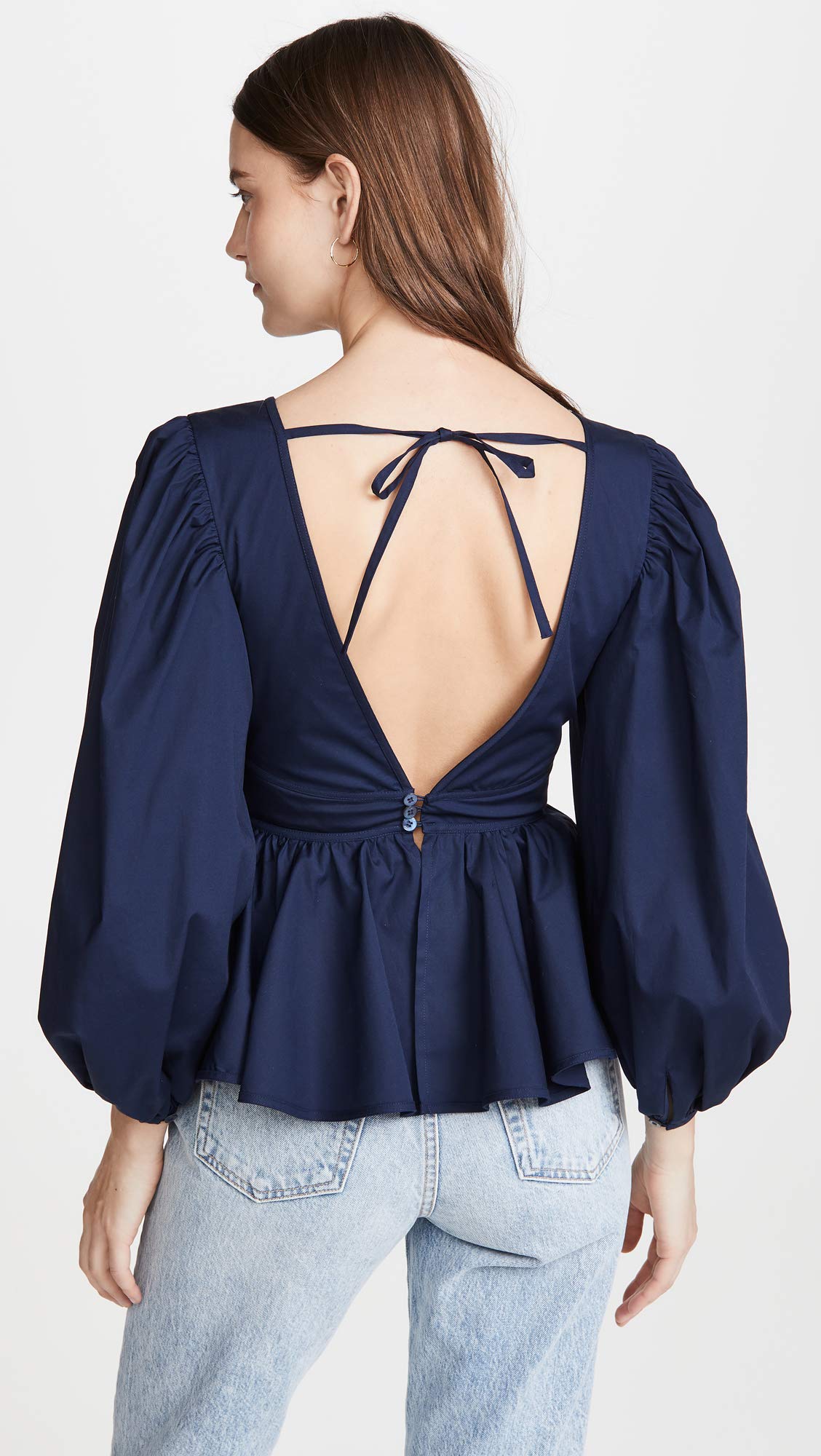 STAUD Women's Luna Top - Stylish & Comfortable Blouse for Casual & Office Wear | Perfect for Everyday Outfits & Professional Looks