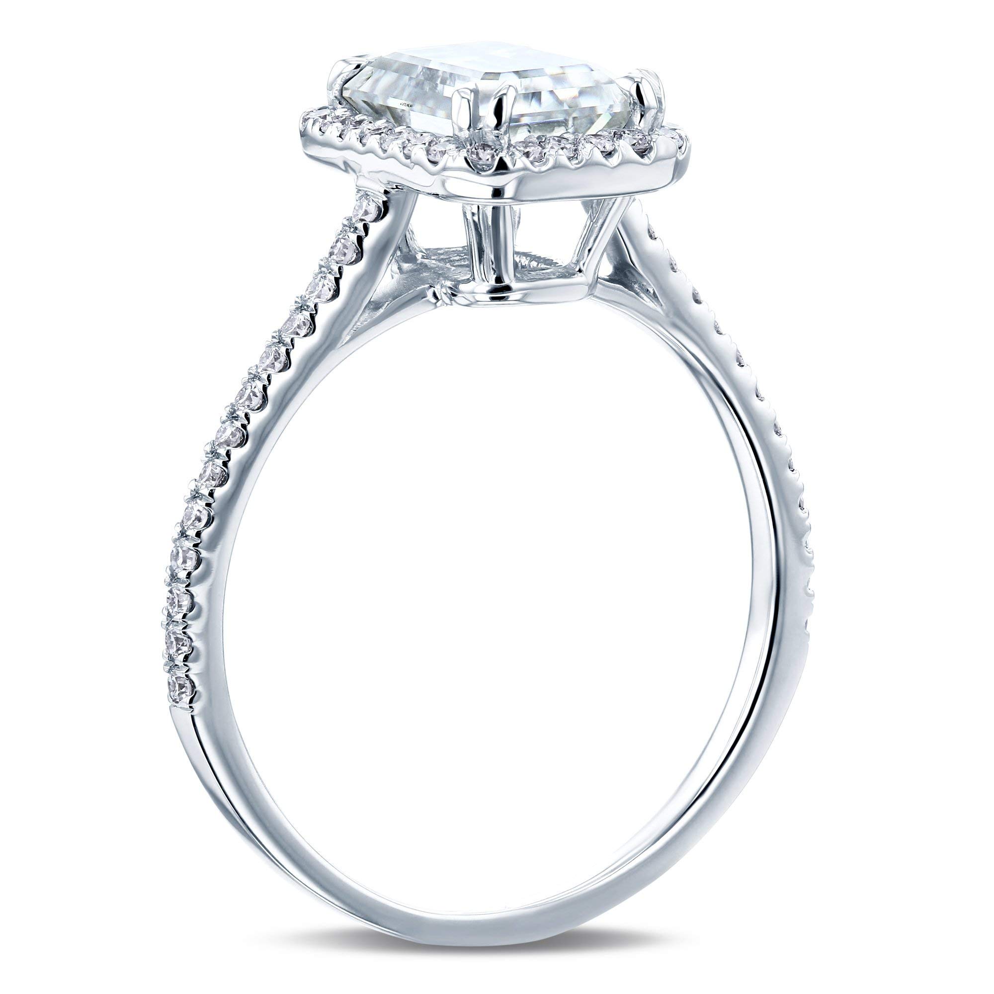 1.8ct Radiant Cut Forever One Moissanite Engagement Ring in 14K Gold - Perfect for Proposals, Weddings & Anniversary Gifts