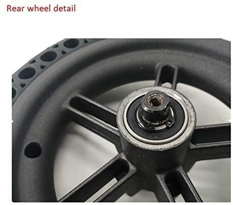 **M365 Electric Scooter Rear Tire with Hub Disc Brake Set - Replacement Back Tyre for Xiaomi M365 - Perfect for Commuting & Urban Travel**