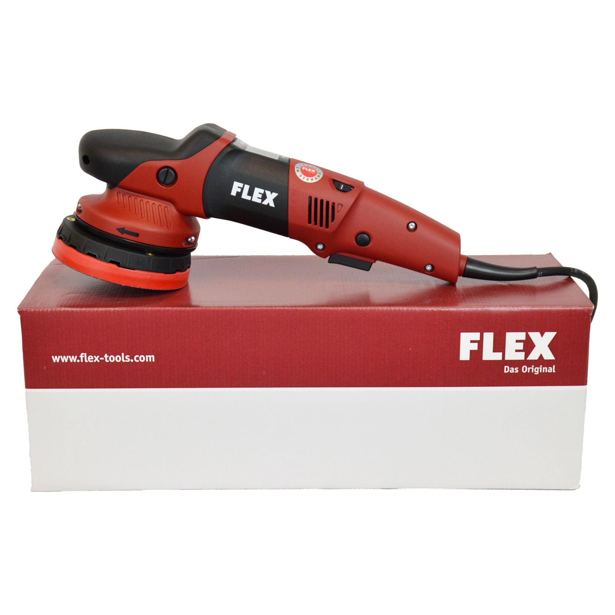 FLEX XFE7-15 Long Stroke Orbital Polisher - Professional Car Detailing Tool for Paint Correction & Waxing - Perfect for Auto Shops & DIY Enthusiasts