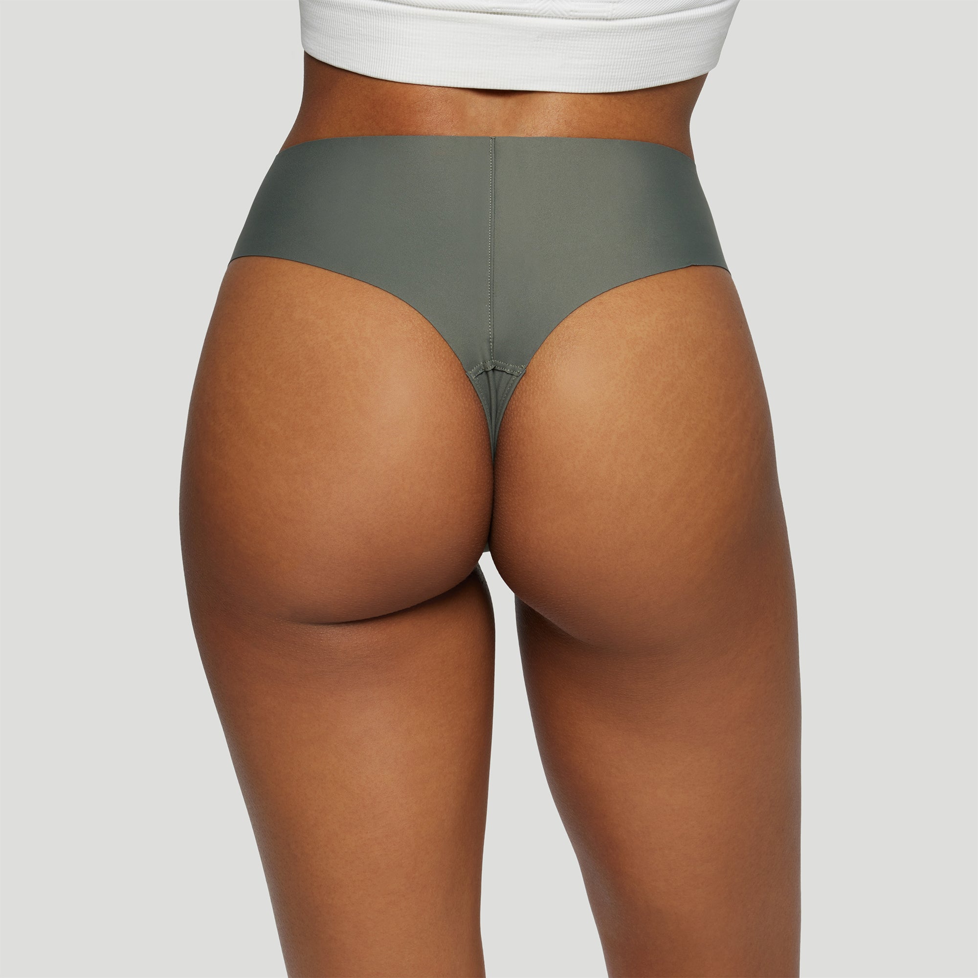 Camel Proof High Rise Thong - Seamless No Show Underwear for Women | Comfortable Everyday Wear, Yoga & Workout