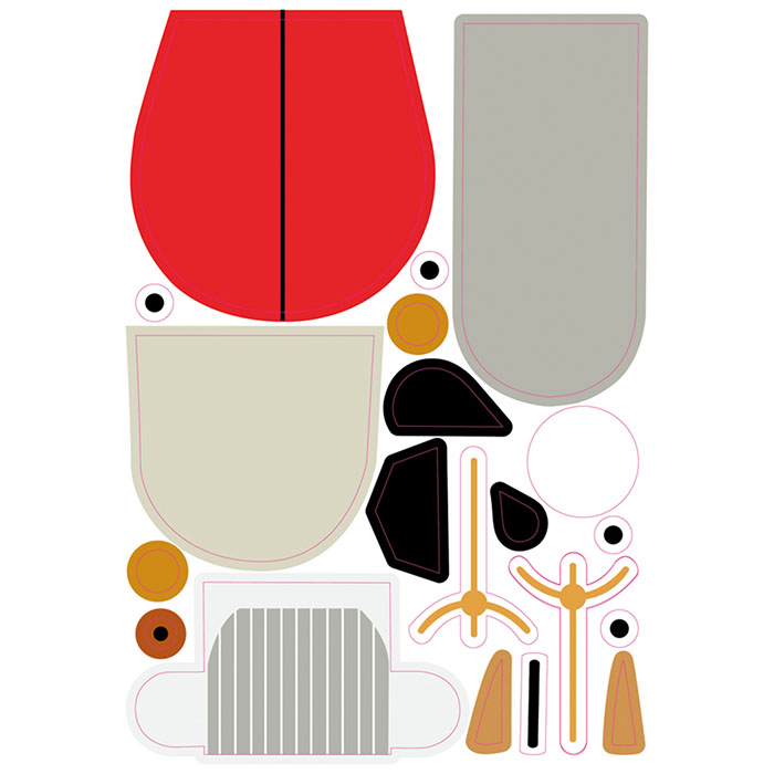 Charley Harper’s Sticky Critters: Animal Sticker Kit for Kids - Creative Art, Scrapbooking & DIY Projects