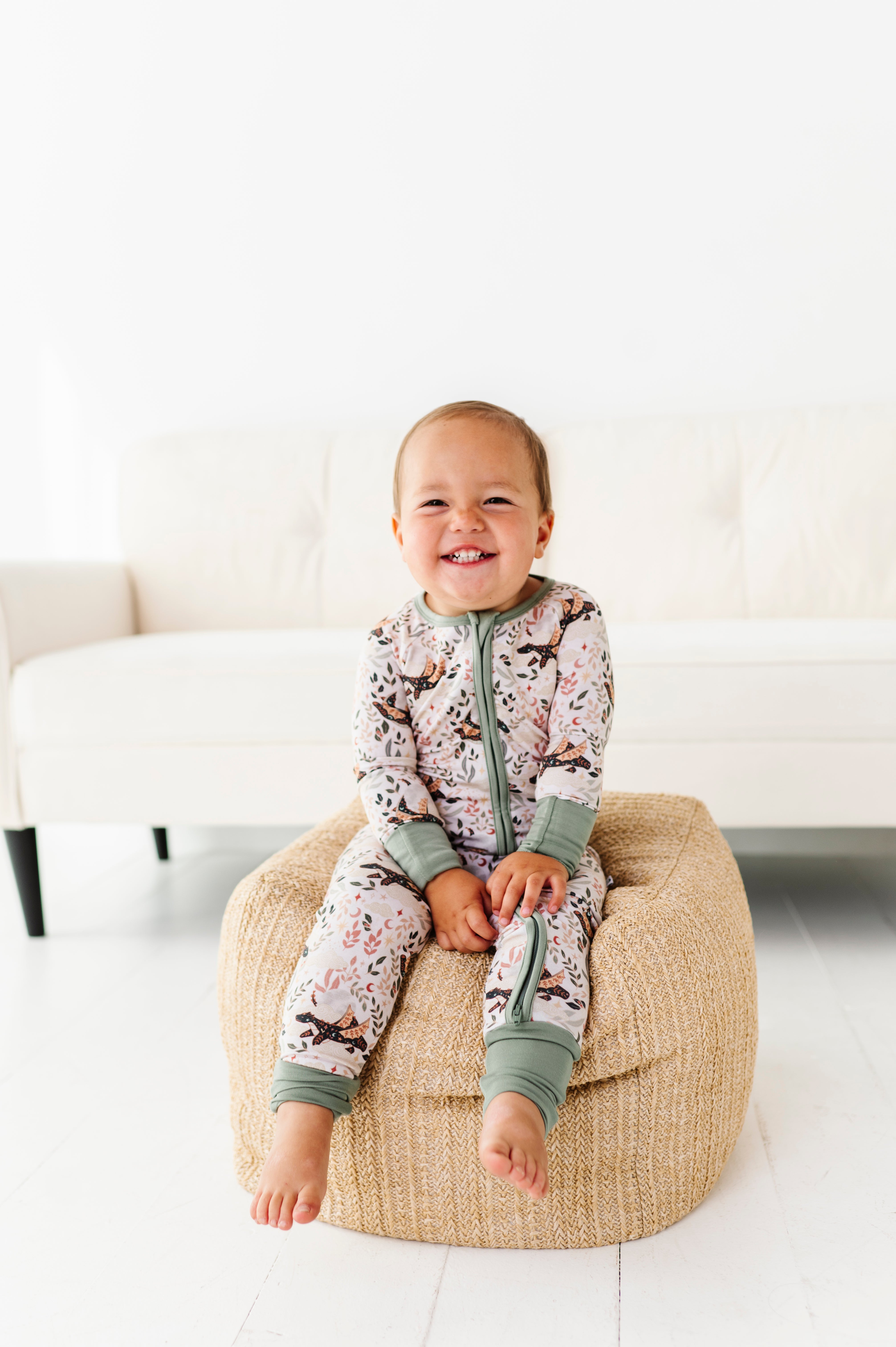 Orion Zip Romper - Baby Boys & Girls One-Piece Jumpsuit with Zipper, Soft Cotton Pajamas for Newborns & Toddlers | Perfect for Sleepwear, Playtime & Everyday Comfort