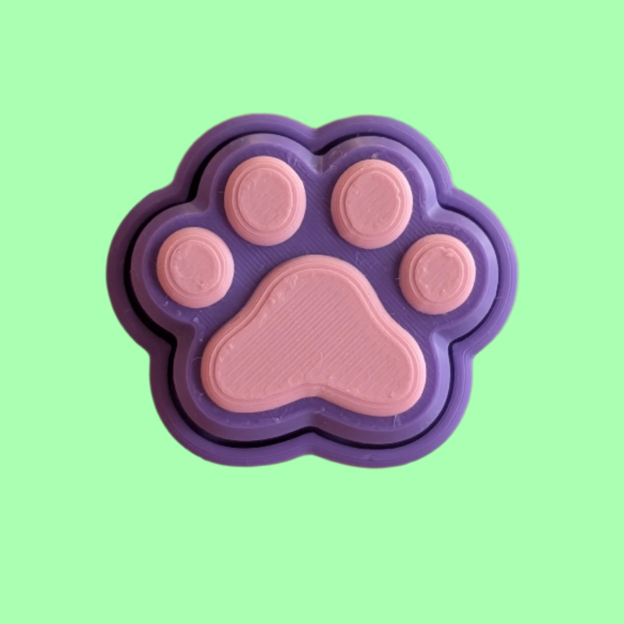 3D Printed Cat Paw Clicker - Ergonomic Pet Training Tool for Dogs & Cats - Perfect for Obedience Training, Behavior Correction & Clicker Training Sessions