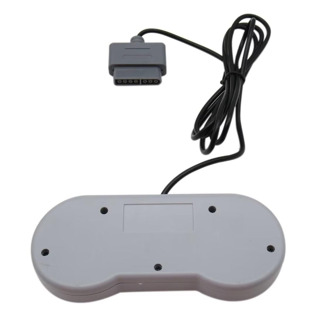 2 Pack Replacement Wireless Game Controller for Nintendo SNES Console - 6FT SNS-005 - Compatible with Super Nintendo Entertainment System (Perfect for Retro Gaming & Multiplayer Sessions)