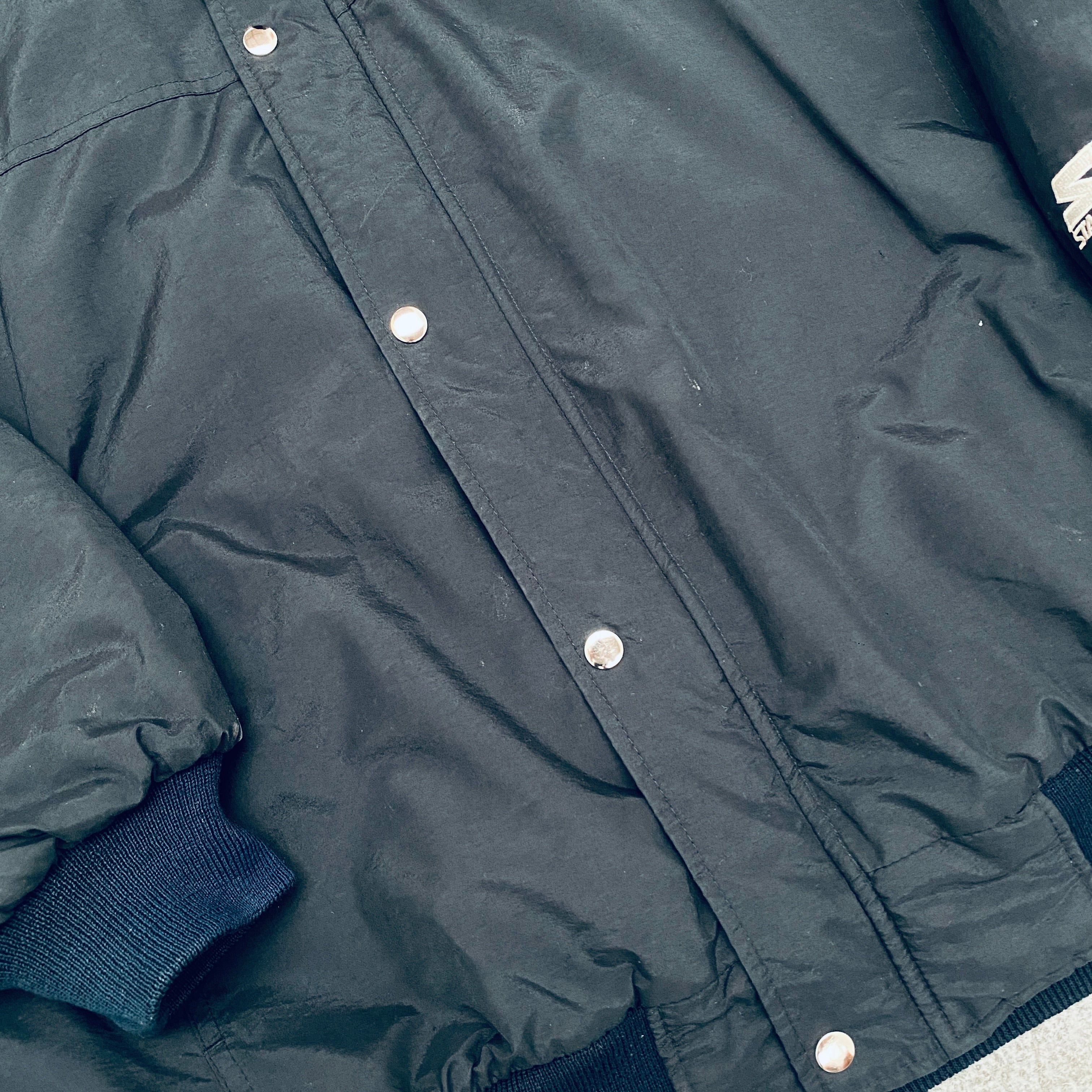 1990s Oakland Raiders Full-Zip Starter Parka Jacket - XL | Vintage NFL Football Outerwear for Men | Game Day, Tailgating & Cold Weather Wear