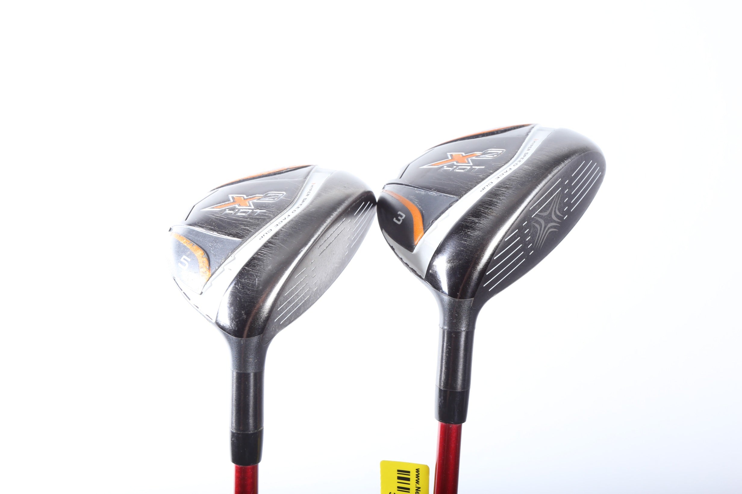 Used Callaway X2 Hot Fairway Wood Set - Right Handed 3 Wood & 5 Wood with Senior Flex Shafts | Perfect for Golfers Seeking Forgiveness & Distance on the Fairway