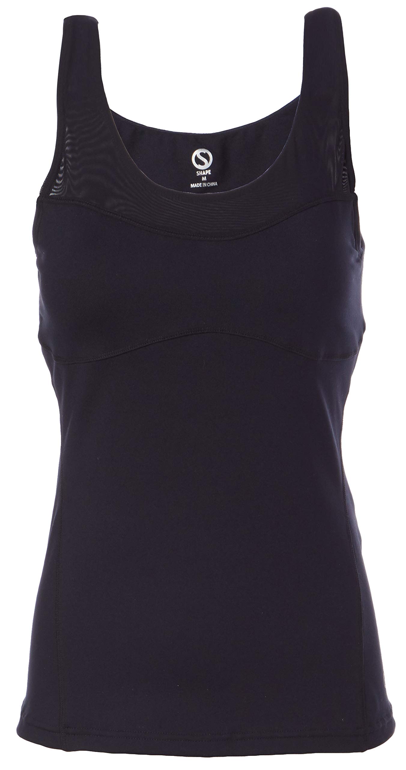 Shape Women's Open Back Tank Top - Sexy Workout & Yoga Top for Women - Perfect for Gym, Running, and Summer Outfits