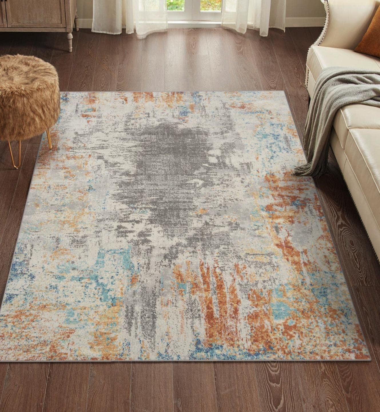LUXE WEAVERS Handmade Bohemian Area Rug 2x7 ft - Colorful Vintage Design for Living Room, Bedroom & Boho Home Decor | Soft & Durable for High Traffic Areas