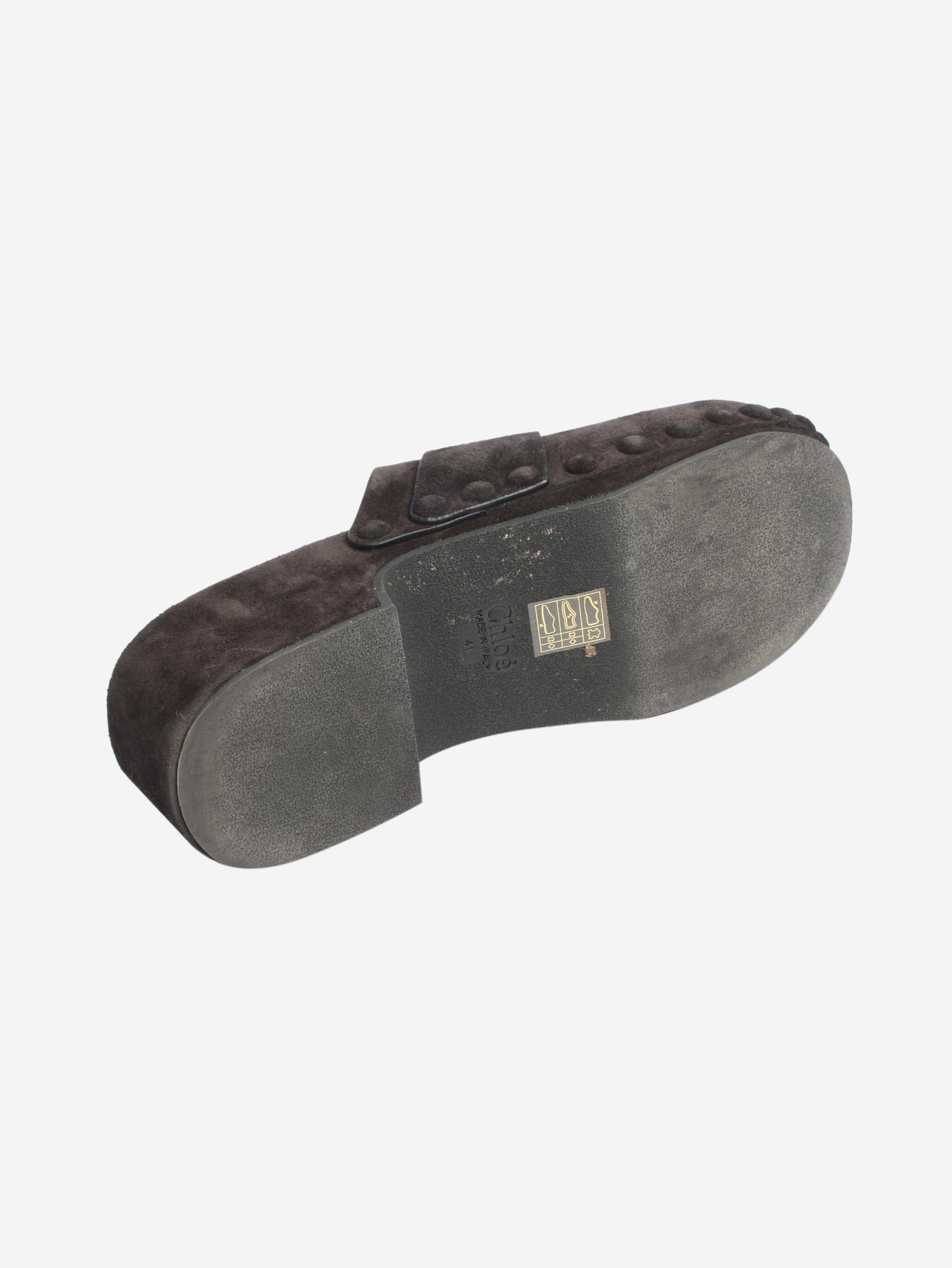 Black Suede Clogs Women's Comfortable Slip-On Shoes - EU Size 41 (US Women's 10) - Perfect for Home, Garden & Casual Outings