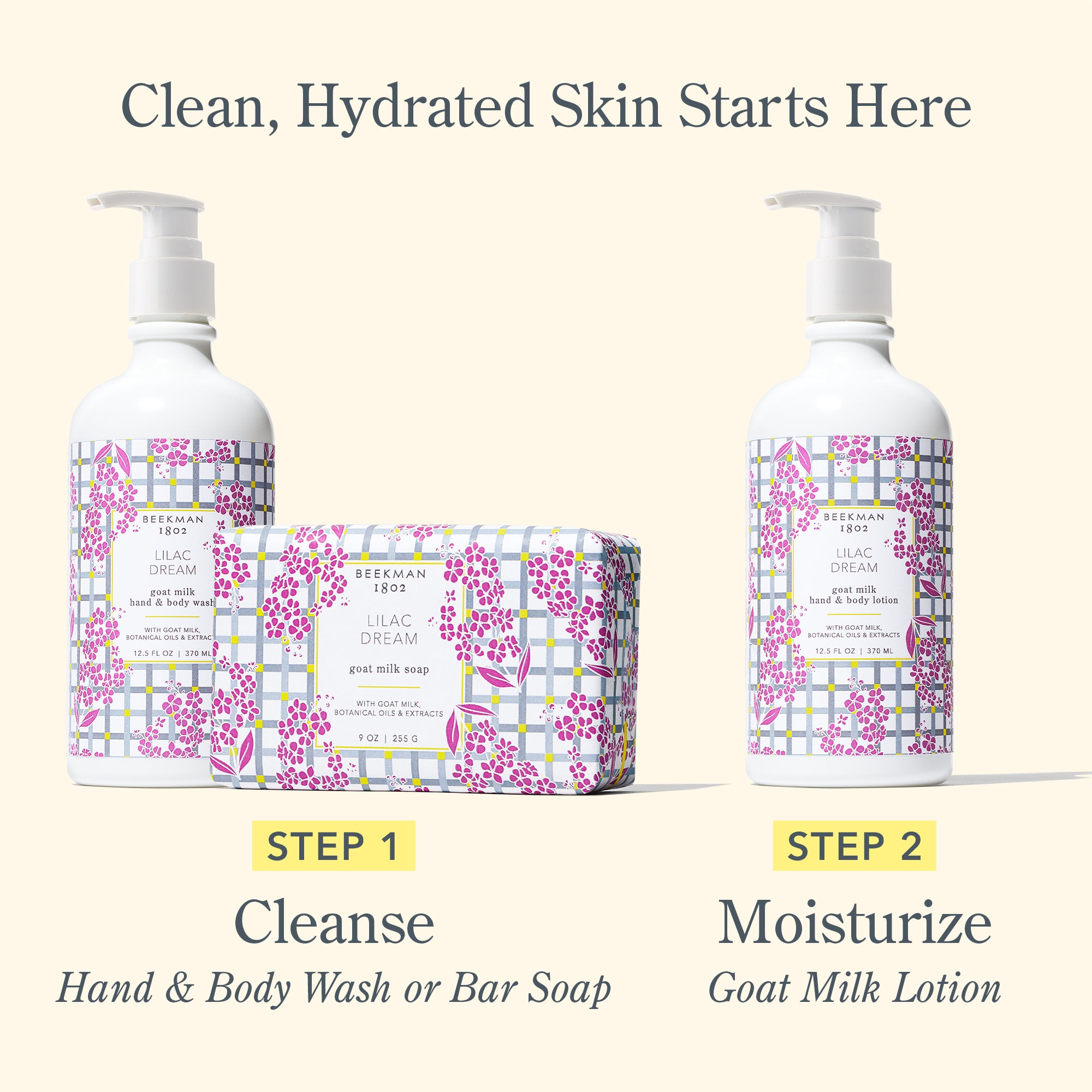 Lilac Dream Lotion - Soothing & Hydrating Body Moisturizer with Natural Extracts | Perfect for Dry Skin Care & Relaxing Nighttime Routine