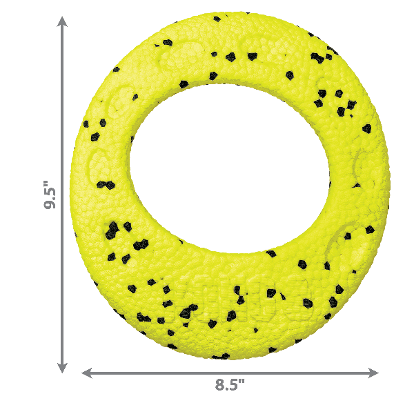 KONG Reflex Flyer Dog Toy - Durable Fetch & Chew Toy for Small & Large Dogs - Interactive Outdoor Play & Training for Active Pets