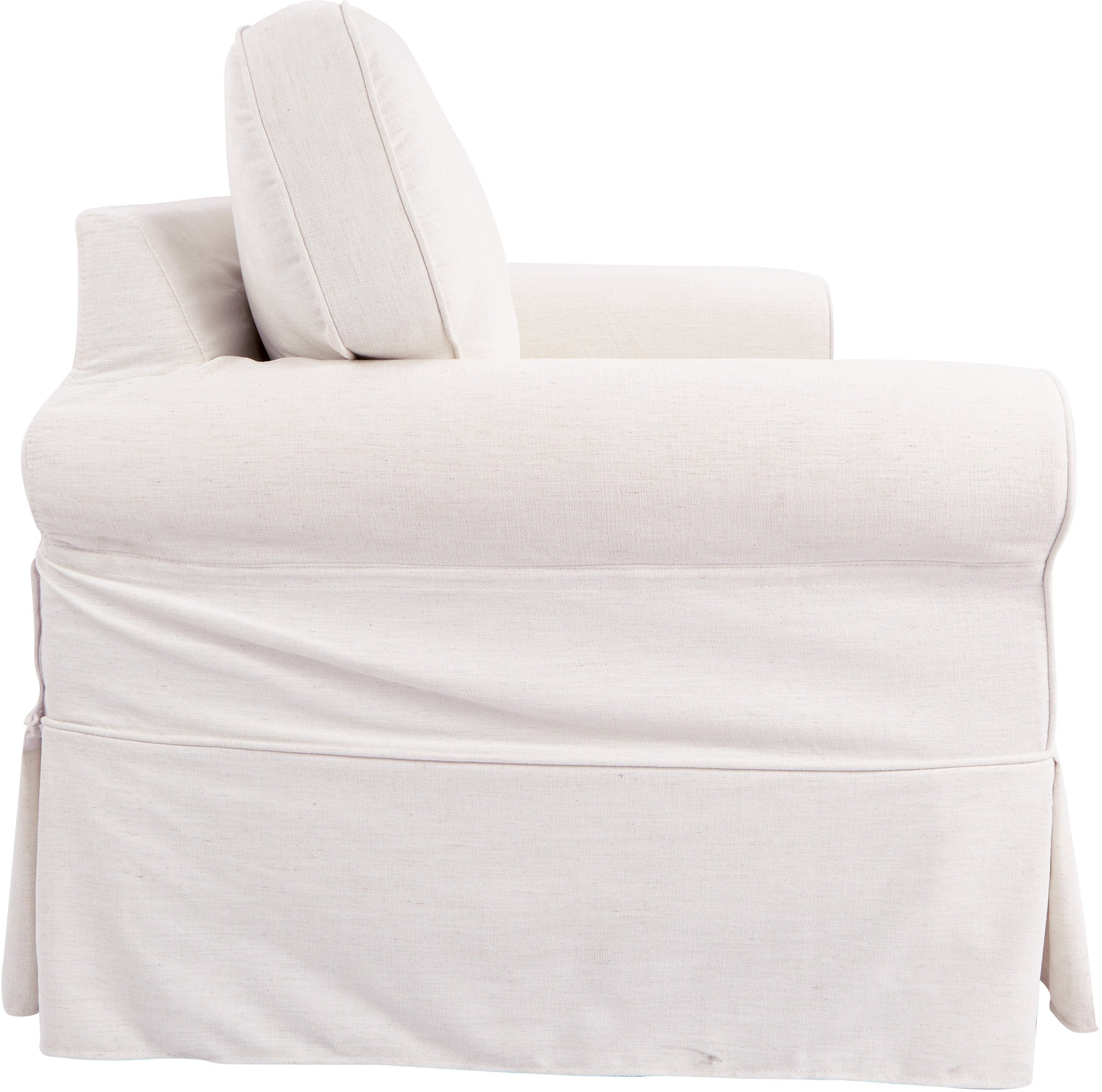 Office Star Ashton Loveseat [ASN52] - Modern Two-Seater Sofa for Home Office, Living Room & Small Spaces - Comfortable Upholstered Lounge Chair with Sturdy Metal Base