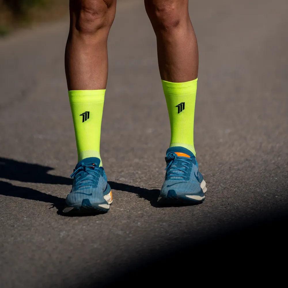 Born To Run Running Socks by Sporcks - Lightweight Cushioned Athletic Socks for Men & Women - Perfect for Marathon, Trail Running & Workouts