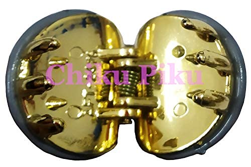 Korean Hair Clips for Girls - 3 Pack Round Plastic Hair Clutches with Storage Box, Scratch-Free Hair Accessories for School, Party & Daily Use