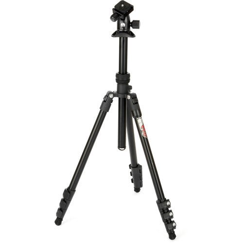 3 Legged Thing Patti 2.0 Magnesium Alloy Compact Travel Tripod with AirHed Mini Ball Head - Lightweight & Durable for Outdoor Photography, Hiking & Travel Adventures (Dark Color)