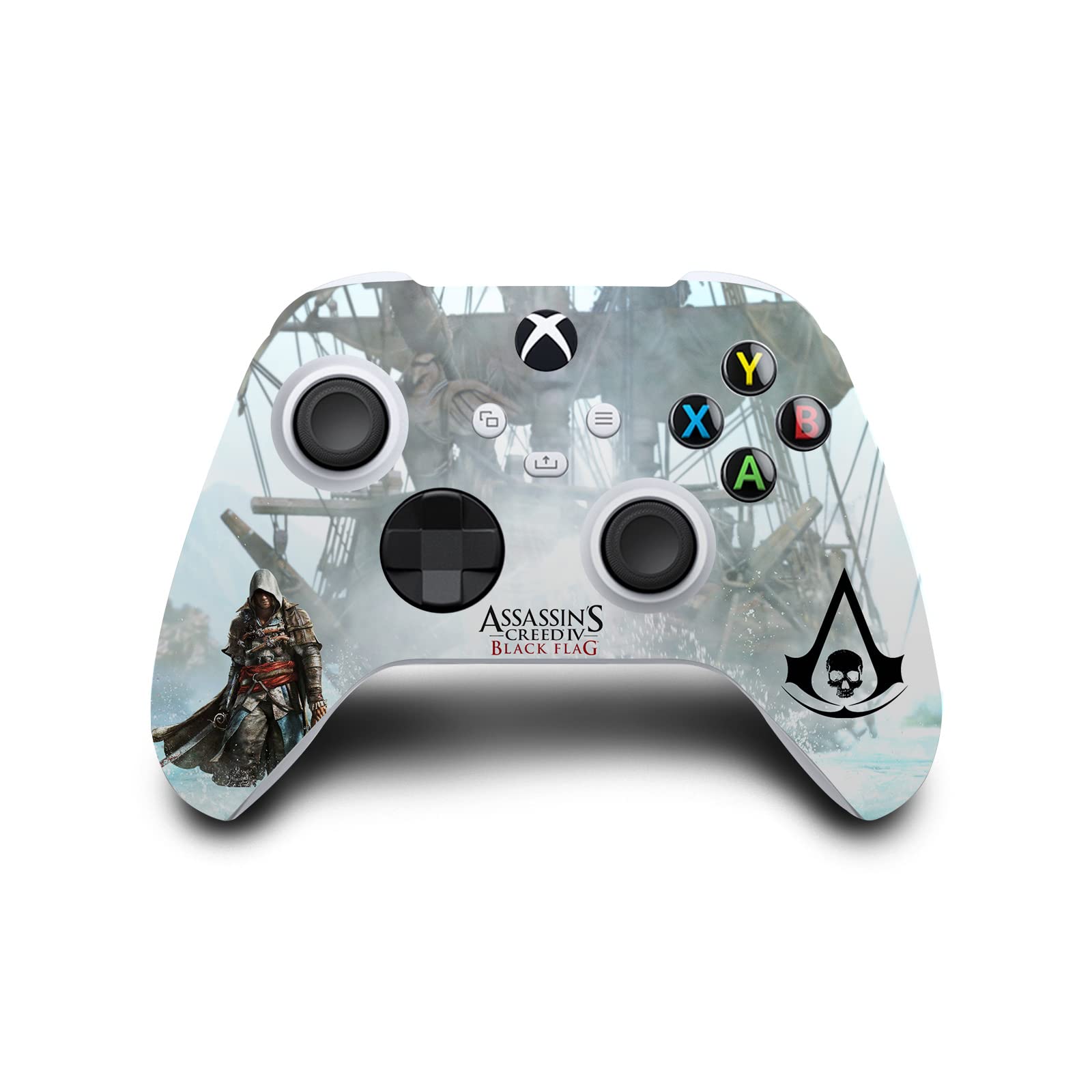 Officially Licensed Assassin's Creed Edward Kenway Black Flag Vinyl Sticker Skin Decal for Xbox Series S Console & Controller - Gaming Accessories for Fans, Perfect for Customizing Your Gaming Setup