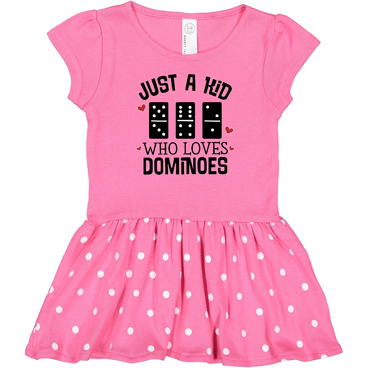 Inktastic Just a Kid Who Loves Dominoes Baby Bodysuit - Cute Infant Outfit for Playdates, Family Gatherings & Photo Shoots